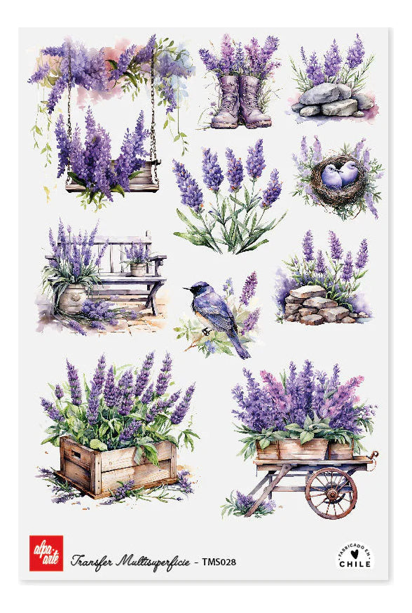 Lámina Transfer Multisuperficie Manualidades