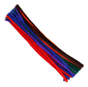 Set 30 Limpiapipas Chenille Felpa Colores Manualidades