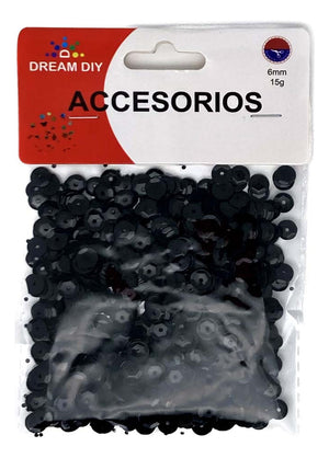Lentejuelas Redondas 6mm Manualidades 15gr