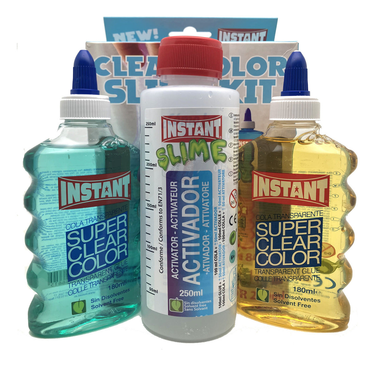 Kit Slime Clear Color Instant
