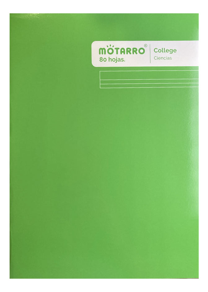 Cuaderno College Ciencias 80 Hjs