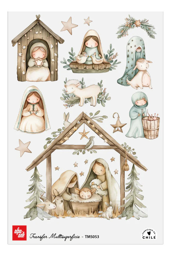 Lámina Transfer Multisuperficie Manualidades