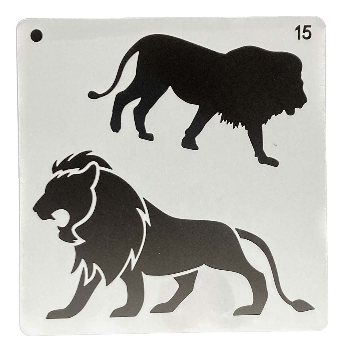 Plantilla Flexible 15x15 Cm Stencil Diseño Animales