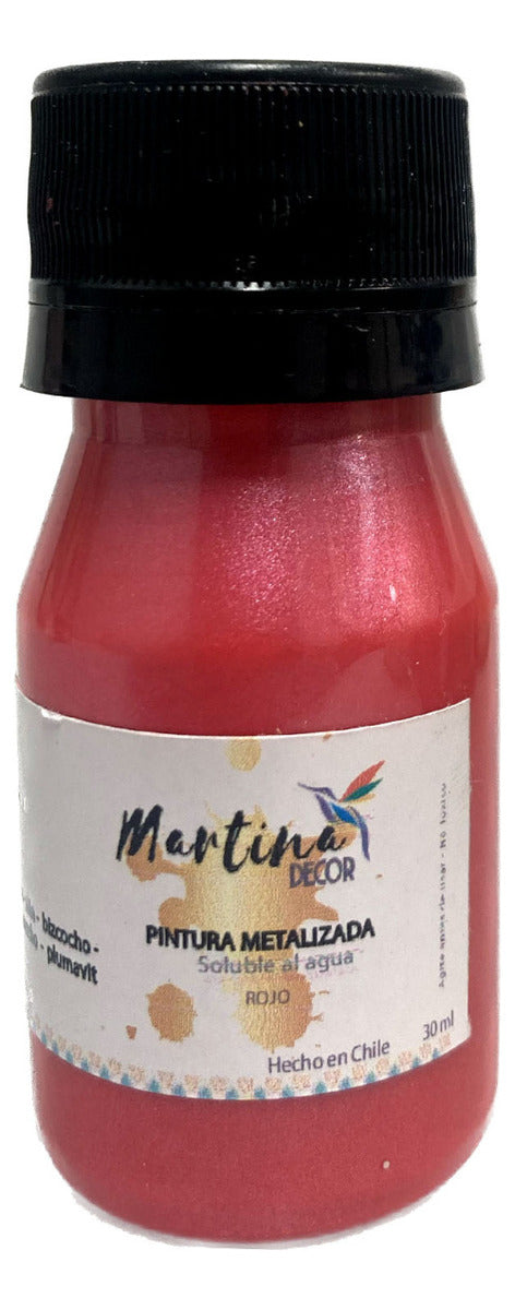 Pintura Decorativa Metalizada 30 Ml Manualidades