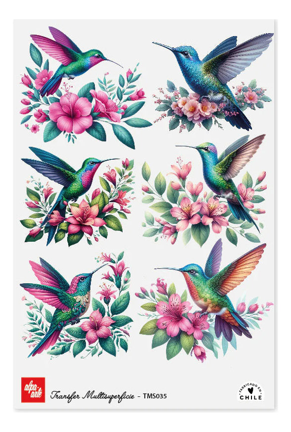 Lámina Transfer Multisuperficie Manualidades
