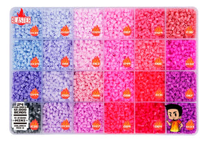 Caja Mostacillas Planchables Hama 2.6 Mm, 24 Col 12000 Beads