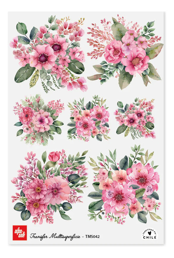 Lámina Transfer Multisuperficie Manualidades