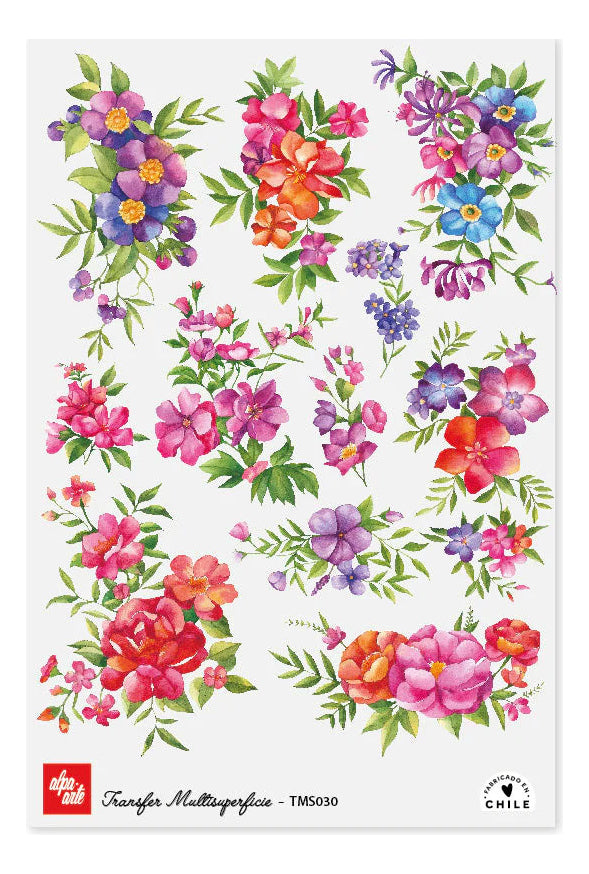 Lámina Transfer Multisuperficie Manualidades