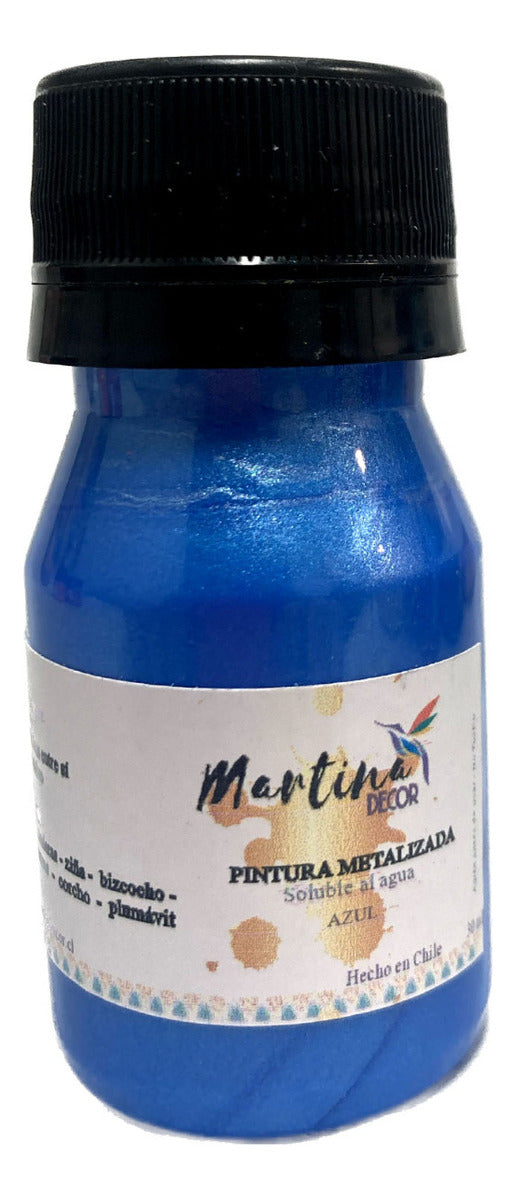 Pintura Decorativa Metalizada 30 Ml Manualidades