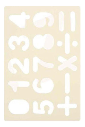 Plantilla Stencil Flexible A4 Plástica