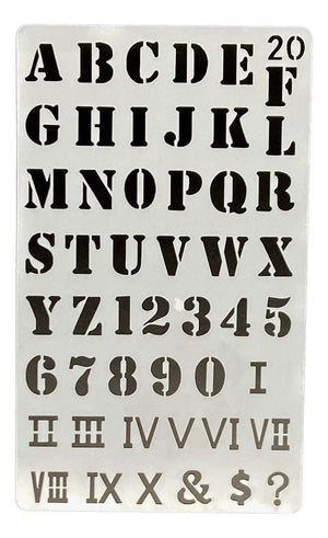 Plantilla Flexible Stencil Diseños Figuras Planner