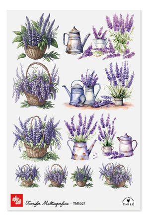 Lámina Transfer Multisuperficie Manualidades