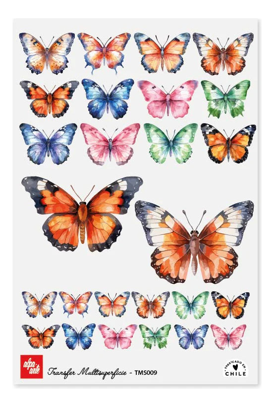 Lámina Transfer Multisuperficie Manualidades