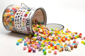 Mini Bloques Pix Brix 1500 Un Mix Balde Pixel-art