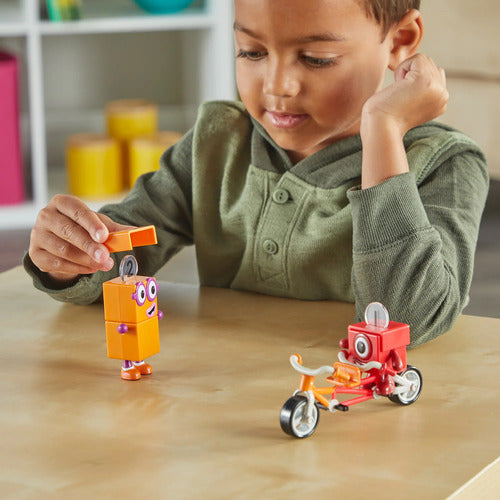 Figuras Numberblocks 1 Y 2 Aventura En Bicicleta