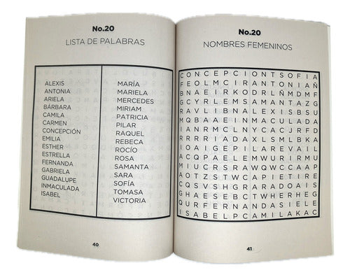 Libro Sopa De Letras Formato Grande