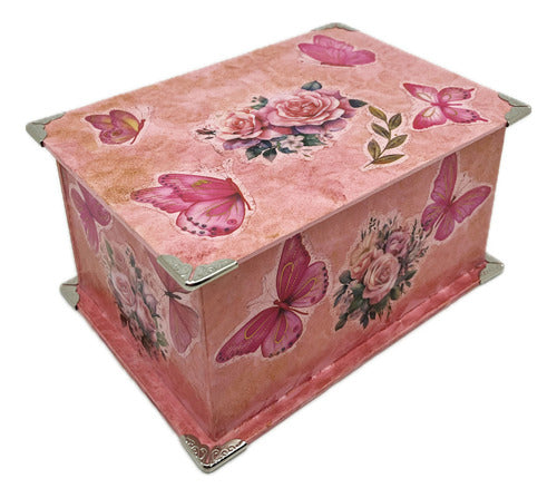 Caja Artesanal Decorativa Para Regalo Decoupage
