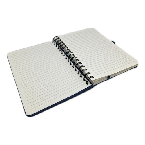 Libreta De Notas Anillada A5 Con Elástico