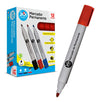 Pack 10 Marcadores Plumones Permanente Rojo Punta Redonda