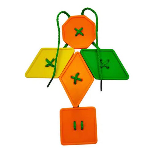 Botones Geometricos Para Hilar Motricidad Fina