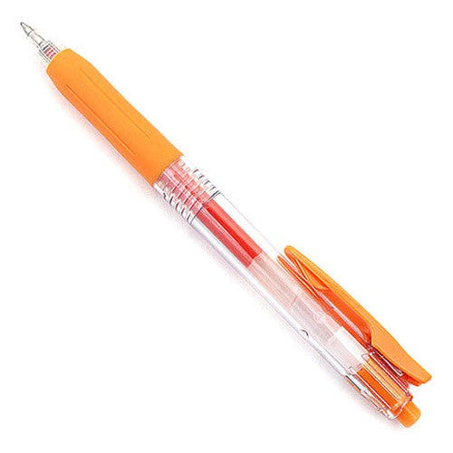 Set 10 Roller Retráctil Tinta Gel Colores Sarasa 0.7mm Zebra