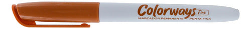 Marcador Permanente Punta Fina Colorways