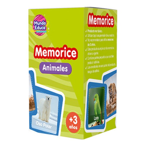 Set 3 Memorice Animales-frutas Y Verduras-objetos