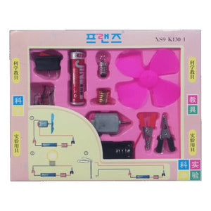 Set Escolar Circuito Eléctrico Motor 12 Piezas