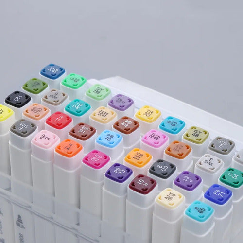 Marcadores De Doble Punta Tipo Pincel 24 Colores