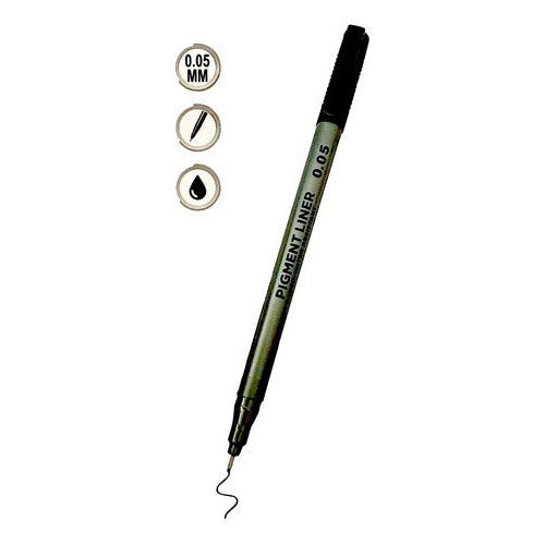 Lápiz De Tinta Negro Tiralíneas Escolar