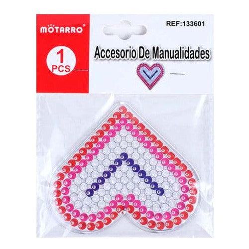 Base Corazón Mostacillas Planchables Hama 5 Mm