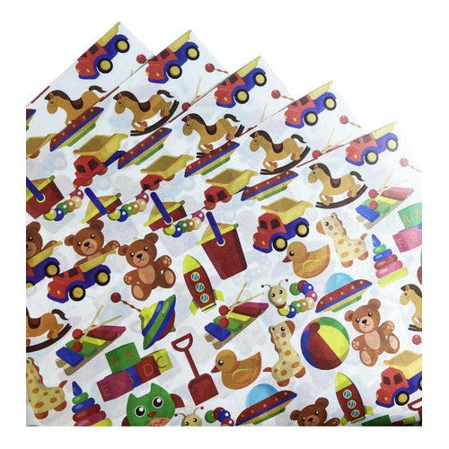 Papel De Regalo Satín (5 Pliegos) 50x70cm