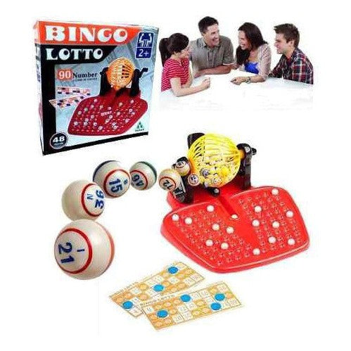 Juego De Mesa Bingo Lotto 90 Números 48 Cartones