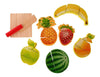 Bloques Frutas De Madera Para Porcionar
