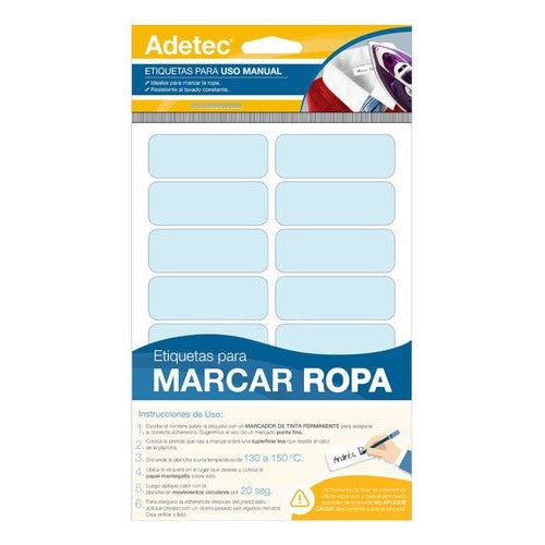 Etiquetas Para Marca Ropa Y Uniformes Adetec
