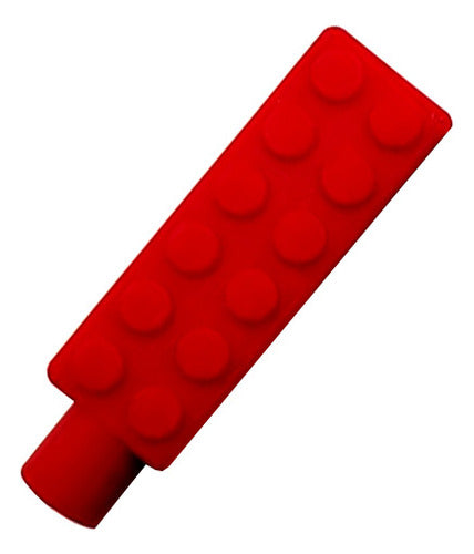 Mordedor Sensorial Para Lápiz Silicona Libre De Bpa