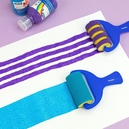 Rodillo De Esponja Liso Manualidades 7 Cm