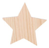 Rebanada Madera Estrella 10 Cm 5 Mm