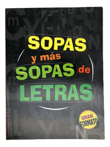 Libro Sopa De Letras Formato Grande