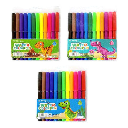 Marcadores Scripto 12 Colores Escolares