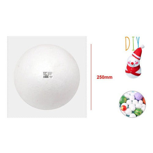 Pelota De Plumavit 25 Cm Para Manualidades