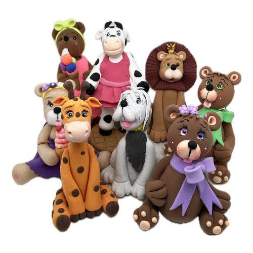 Osita Rosada De Goma Eva 3d Figura Decoratva