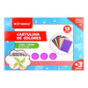 Carpeta Cartulina 18 Pliegos 14 Colores