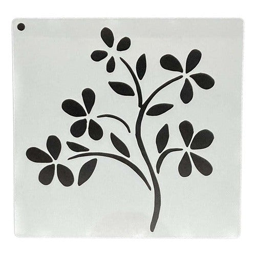 Plantilla Flexible Stencil Diseño Primavera