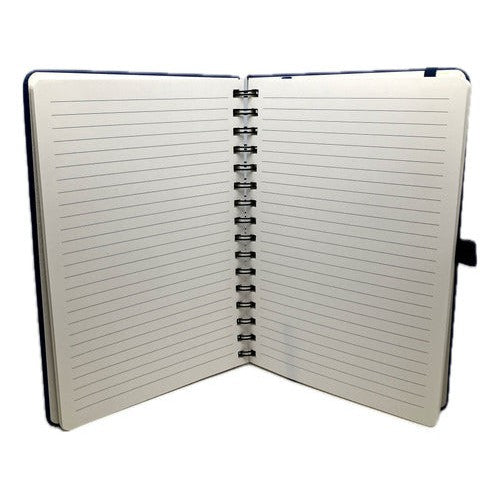 Libreta De Notas Anillada A5 Con Elástico