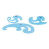 Set De 3 Plantillas Cerchas Azul Traslucidas