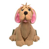 Perrito Cafe Claro De Goma Eva 3d Figura Decorativa