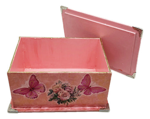 Caja Artesanal Decorativa Para Regalo Decoupage