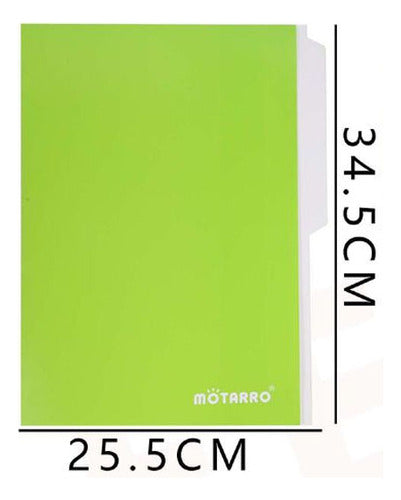 Carpeta Cartulina Pigmentada 25.5x34.5 Cm Pack 5 Un