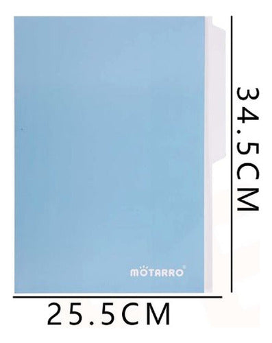 Carpeta Cartulina Pigmentada 25.5x34.5 Cm Pack 5 Un